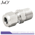 316 Stainless Steel Straight Male Connector Pipe Fitting